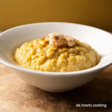Porridge Grundrezept das beste Omas Geheimtipp f&uuml;r cremigen Haferbrei Rezeptkarte