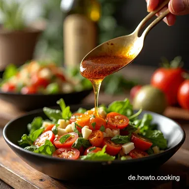 Mein bestes BalsamicoSenfHonigDressing Rezept Dressing crem Cremig in 5 Minuten Rezeptkarte