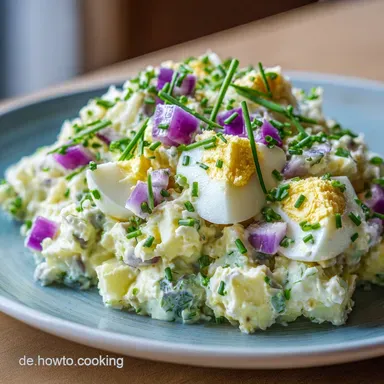 DDR Mayonnaise Salat f&uuml;r 4 Personen Rezeptkarte