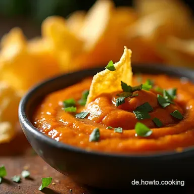 Mein Geheimnis Das beste Sauerrahm Dip Rezept für cremigen Genuss Rezeptkarte