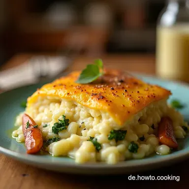 Mein ultimatives Kartoffel Gemse Auflauf Rezept I Cremig knusprig mit Bergk&auml;se Rezeptkarte