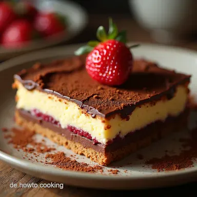 Schokoladige Torte mit Schachbrett Muster Mein Geheimnis f&uuml;r Stabile Buttercreme Rezeptkarte