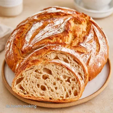 Dinkelbrot mit Sauerteig in 65 Minuten Rezeptkarte