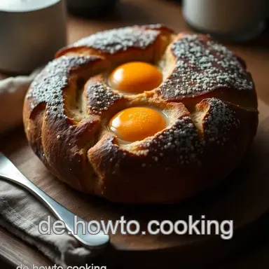 Eier Brot: Ein einfaches und herzhaftes Fr&uuml;hst&uuml;ck f&uuml;r jede Gelegenheit Rezeptkarte