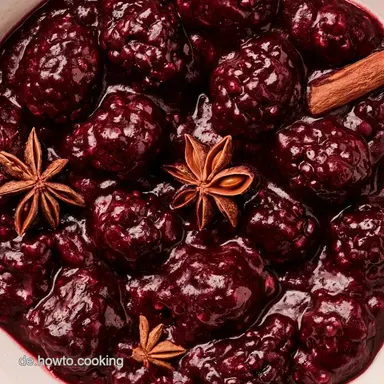 Eingelegte Gew&uuml;rzBrombeeren in 50 Minuten Rezeptkarte