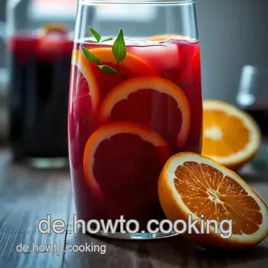 Erfrischende Sommer-Sangria: Mein bester Sangria Rezept f&uuml;r hei&szlig;e Tage Rezeptkarte