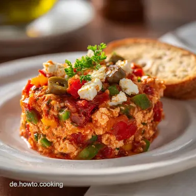 Feta Thunfisch Tomaten Aufstrich in 10 Minuten Rezeptkarte