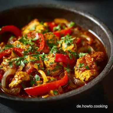 Chicken Jalfrezi: Das feurige, schnelle Low Carb Curry Rezept Rezeptkarte
