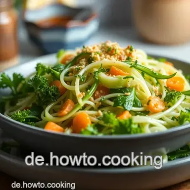 Frischer Chinakohl Salat mit Sesam-Dressing &ndash; Einfach und Lecker Rezeptkarte