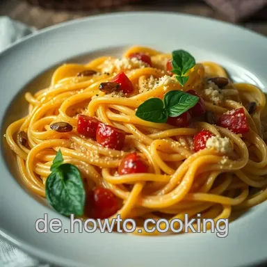Fr&uuml;hlings Rezept mit Zuckererbsen: Zitronen-Pasta wie in Italien! Rezeptkarte