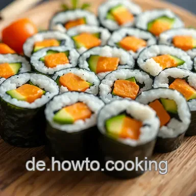 Futomakis: Bunte Sushi-Rollen leicht gemacht &ndash; Ein Rezept f&uuml;r Genuss Rezeptkarte