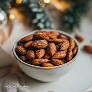 Weihnachtsmarkt Rezept f&uuml;r zu Hause mit gebrannten Mandeln (15 Min)