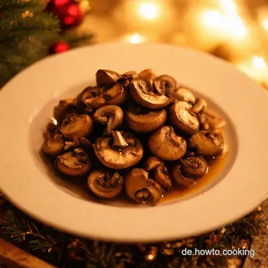 Champignons wie vom Weihnachtsmarkt Mein Geheimrezept f&uuml;r Zuhause Rezeptkarte