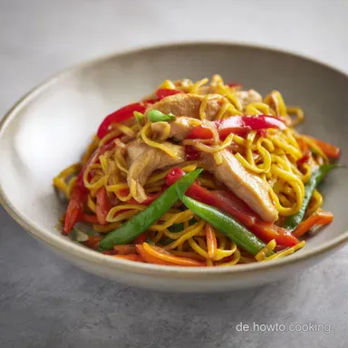 Gebratene Nudeln Mit Gemuse in 20 Minuten Rezeptkarte