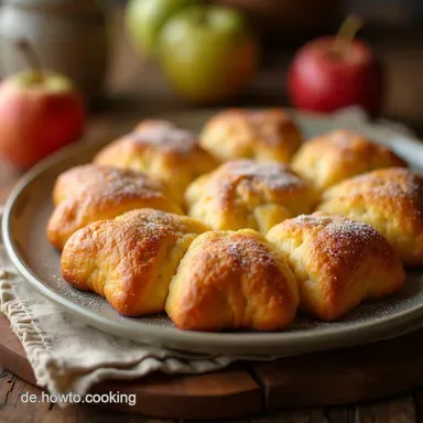 Der Verwöhnte Blechkuchen Gedeckter Apfelmuskuchen vom Blech Rezeptkarte