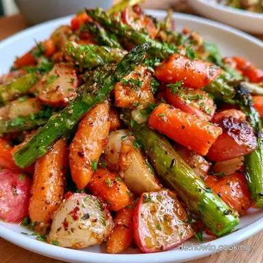 Gegrilltes Fr&uuml;hlingsgem&uuml;se in 30 Minuten Rezeptkarte