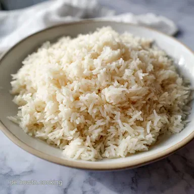 Gekochter Reis: Quellmethode f&uuml;r 8 Portionen