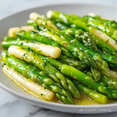 Spargelsalat F&uuml;r 2 Personen: Knackig Rezeptkarte