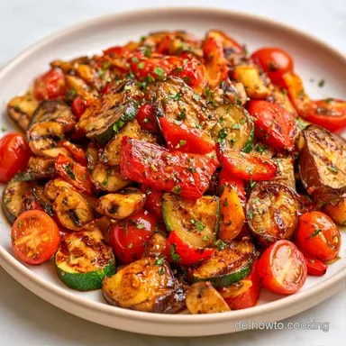 Gemischtes Grillgem&uuml;se f&uuml;r 4 Personen Rezeptkarte