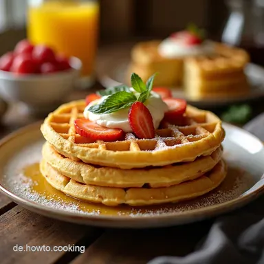 Goldbraune Sonntags Waffeln Rezept Omas Geheimtipp Rezeptkarte