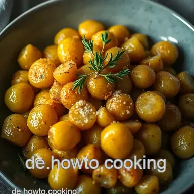 Goldene Kartoffeln Drillinge Rezept: Ein Knuspertraum f&uuml;r jeden Anlass Rezeptkarte