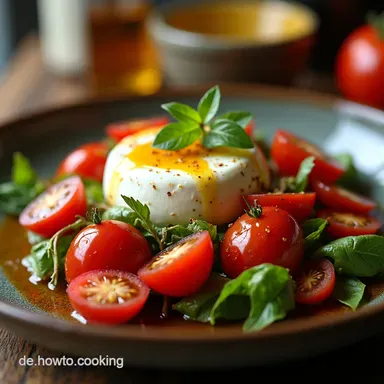 Mein LieblingsHerbstsalat Einfache Ger&ouml;stete Rote Bete Burrata Warmer Rezeptkarte