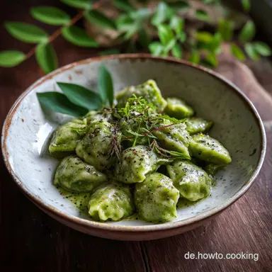 Gr&uuml;ne Kl&ouml;&szlig;e Rezept: F&uuml;r 6 Portionen Rezeptkarte