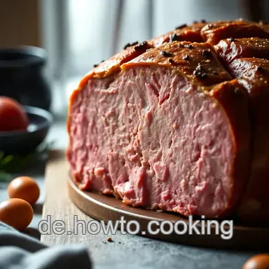 Hausgemachter Leberk&auml;se zum Backen: Der perfekte Genuss f&uuml;r die Festtage Rezeptkarte