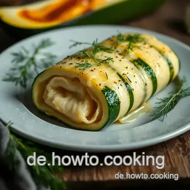 Fisch: Hechtfarce in Zucchinirolle - Rezept wie von Oma! Rezeptkarte