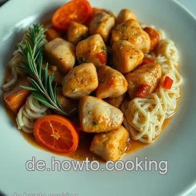 Herzhafte H&auml;hnchenherzen auf mediterrane Art &ndash; Einfach & Lecker Rezeptkarte