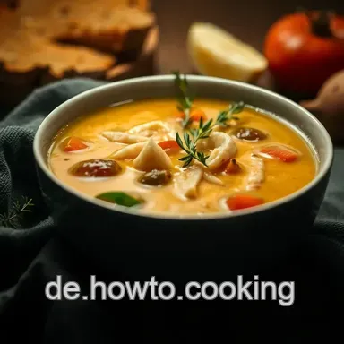 Herzhafte Ochsenschwanzsuppe &ndash; Ein Klassiker der deutschen K&uuml;che Rezeptkarte