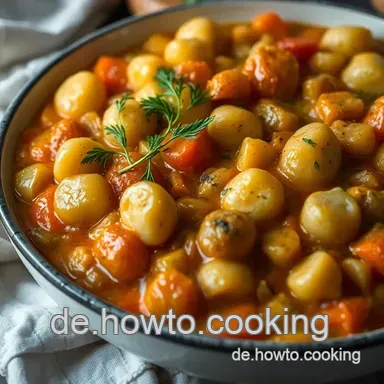 Herzhafter Kartoffeleintopf: Ein einfaches Wohlfühlessen für kalte Tage Rezeptkarte