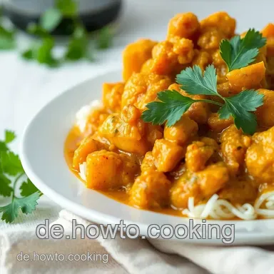 K&uuml;rbisgem&uuml;se Curry: Herzhaft & Einfach wie bei Oma! Rezeptkarte