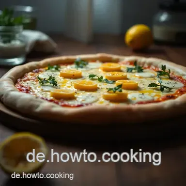 Hollandaise Pizza &ndash; Ein Genuss f&uuml;r Feinschmecker Rezeptkarte