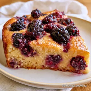 JoghurtCake mit Brombeeren f&uuml;r 12 St&uuml;cke Rezeptkarte