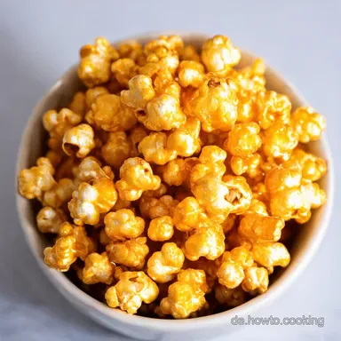Karamell Popcorn selber machen Knuspriger Genuss