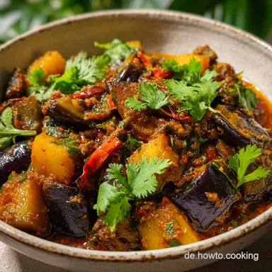 Kartoffel Auberginen Masala: Vegetarisch & Schnell in 40 Minuten Rezeptkarte
