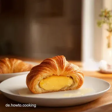 K&auml;seSchinken Croissant Rezept I Goldbraun Gl&uuml;cklich Rezeptkarte