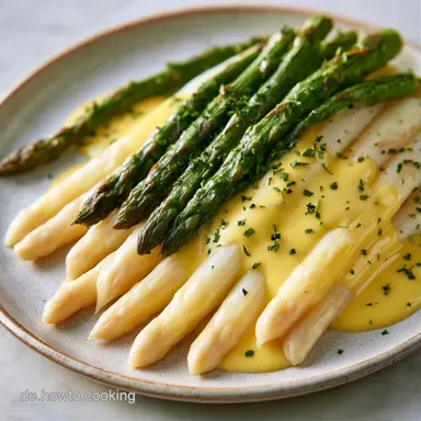Spargel Hollandaise Rezept (4 Personen) Rezeptkarte