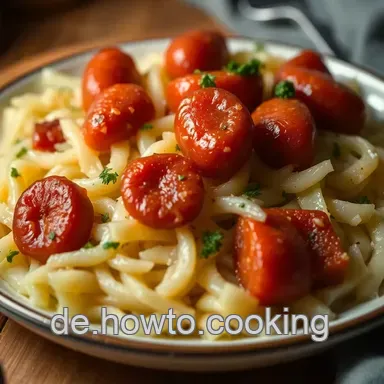 Klassisches Wei&szlig;kraut Eintopf mit W&uuml;rstchen &ndash; Herzhaft & Gem&uuml;tlich Rezeptkarte