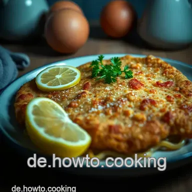 Klassisches Wiener Schnitzel: Ein St&uuml;ck &Ouml;sterreichische Tradition Rezeptkarte