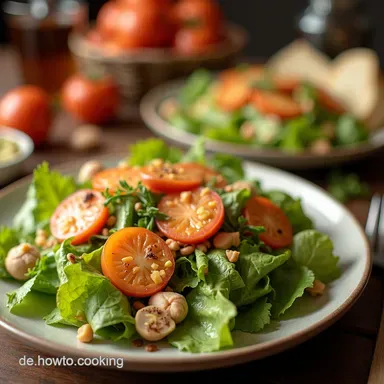 Salat Rezepte Knackiger Feldsalat Schw&auml;bische Art Rezeptkarte