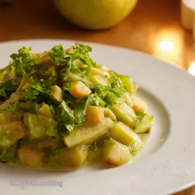 Knackiger M&ouml;hrensalat mit Apfel Omas Geheimrezept Rezeptkarte