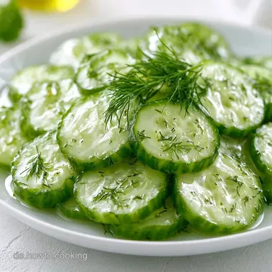 Schneller Gurkensalat in 15 Minuten Rezeptkarte