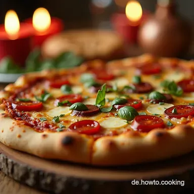 Silvester mit Kindern KnallbonbonPizza Meine Rezeptidee Rezeptkarte