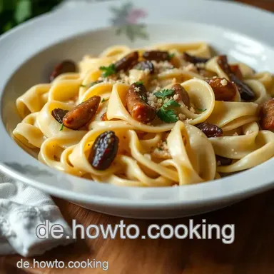 Knusprige gebratene Nudeln mit Ente &ndash; Mein Lieblingsrezept mit asiatischer W&uuml;rze Rezeptkarte