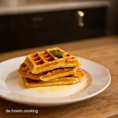 Knusprige Waffelh&ouml;rnchen selber machen Wie vom Eiswagen Rezeptkarte