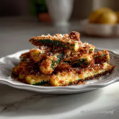 Zucchinisticks Mit Kse Einfach Lecker: Maximaler Crunch Ohne Frittieren Rezeptkarte