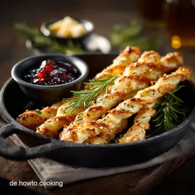 SilvesterSnack K&auml;seLaugenstangen 35 Min festlicher Dip Rezeptkarte