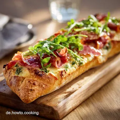 BlitzF&auml;cherbaguette Saftig k&auml;sig in 35 Minuten fertig Rezept Rezeptkarte